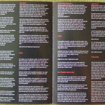 Farin Urlaub - Am Ende der A - Seite