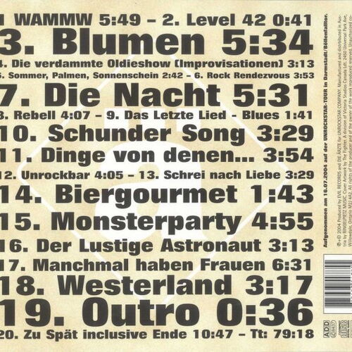 Unrockstar Tour 2004 Teil 2