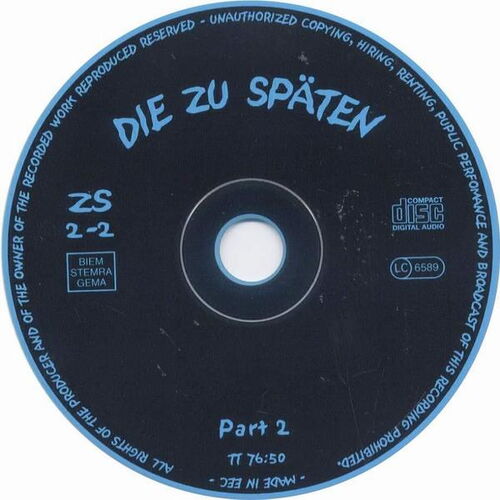 Die Ärzte - als Die Zu Späten Teil 2